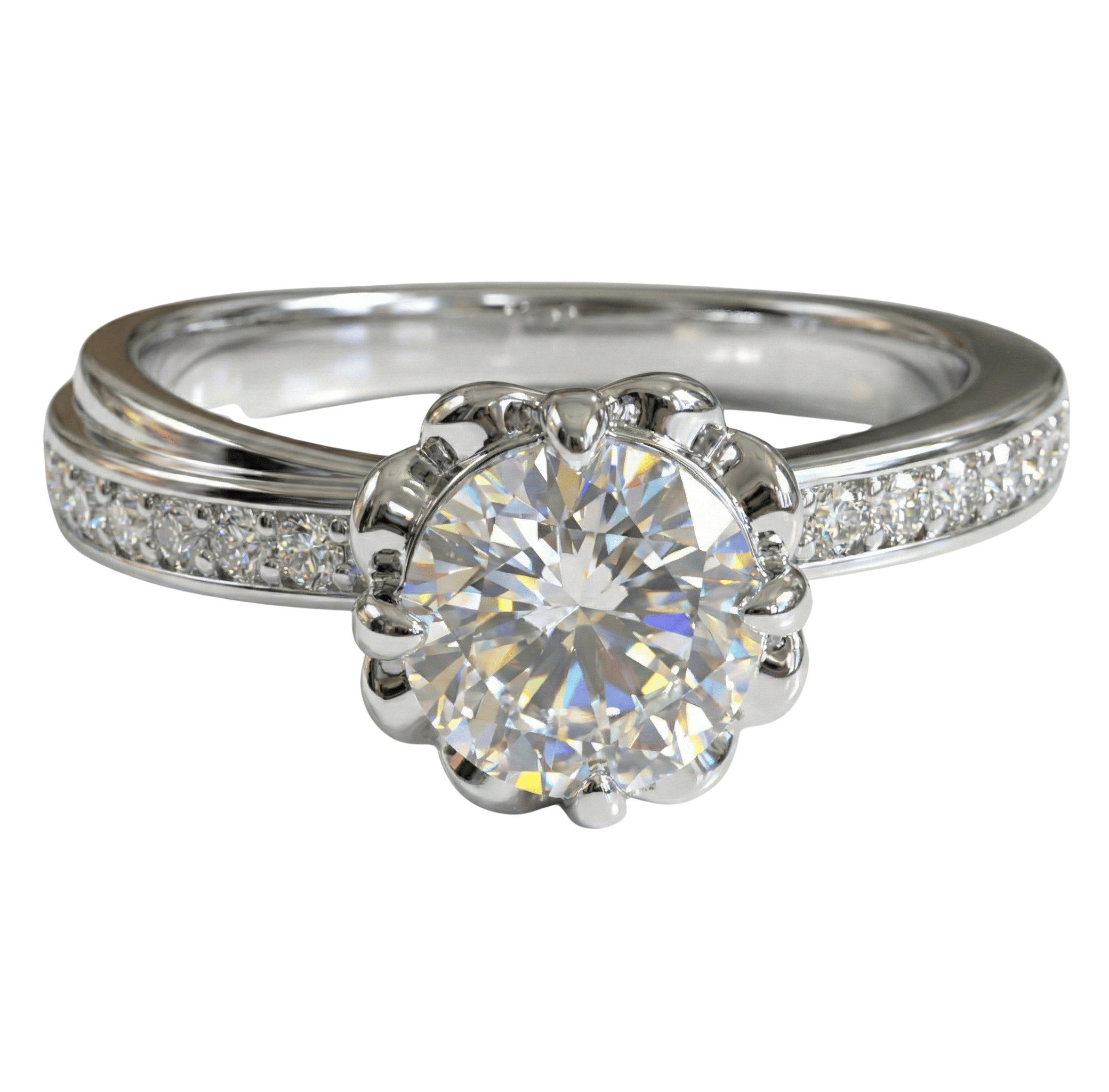 Anillo de promesa Anillo de Compromiso - Moissanita y Plata 925 - Joyería Aceves