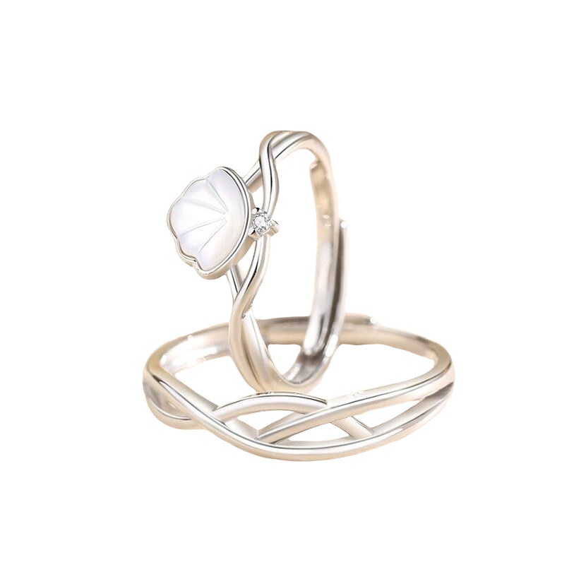 Anillo de promesa Anillos de Promesa Perla - Moissanita y Plata 925 - Joyería Aceves