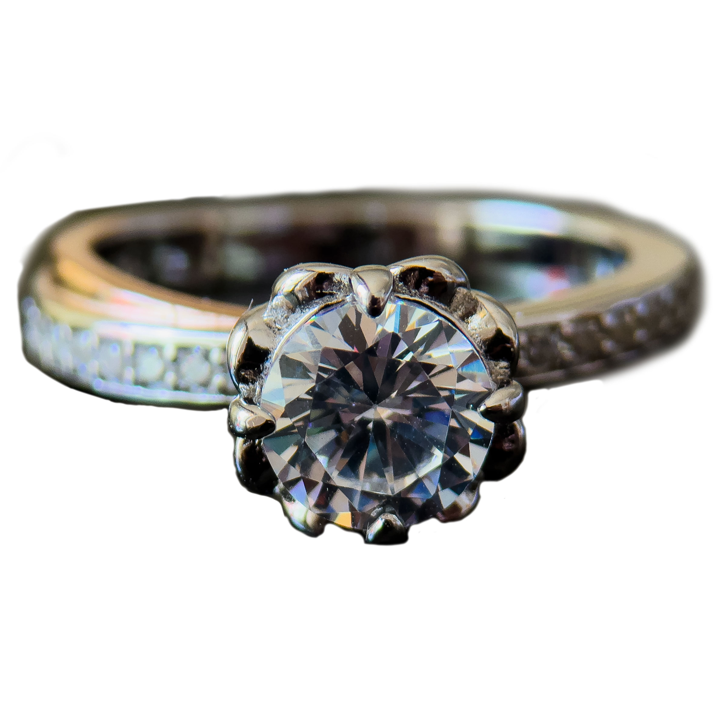 Anillo de promesa Anillo de Compromiso - Moissanita y Plata 925 - Joyería Aceves